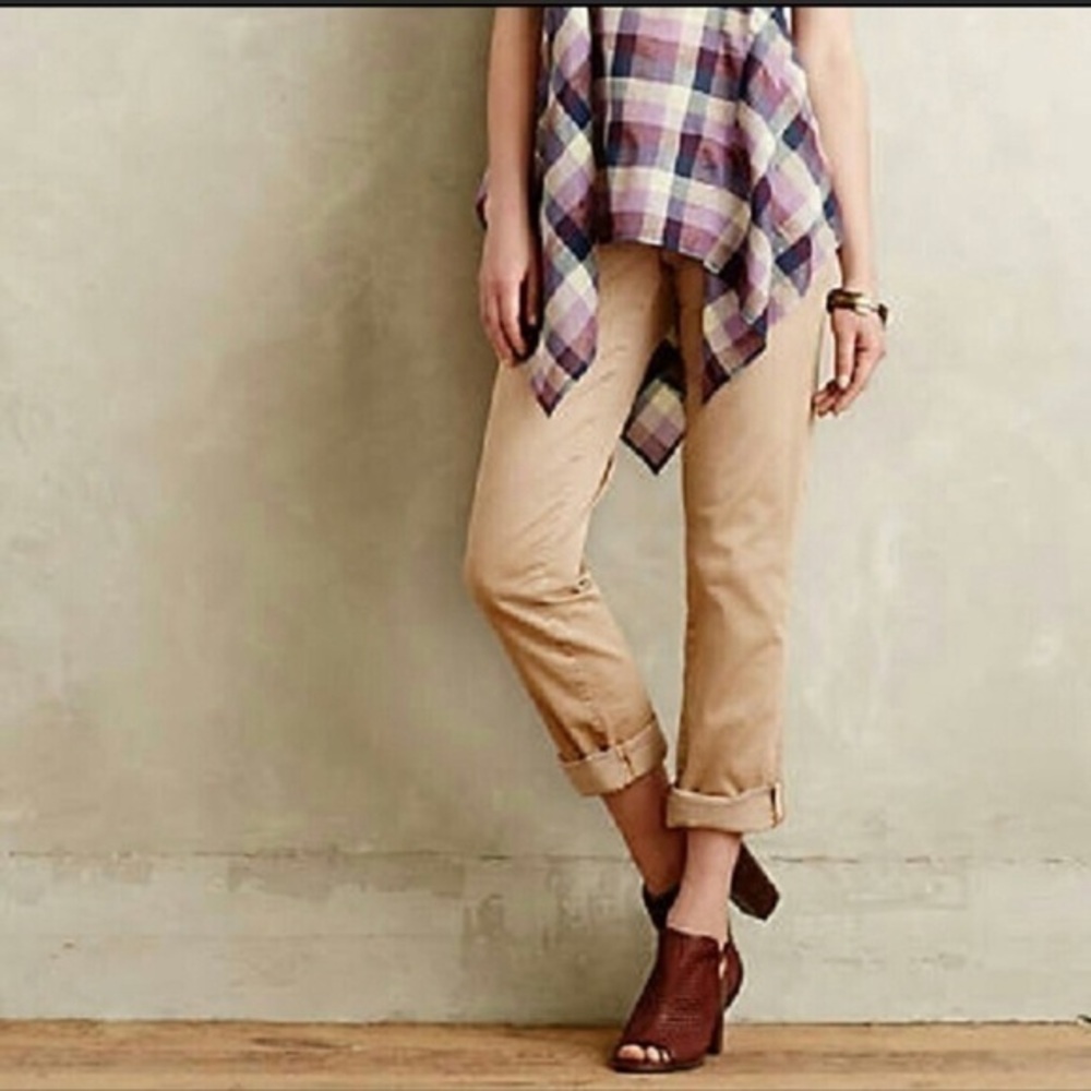 Anthro Pilcro and the Letterpress Hyphen Khaki Pants Y17